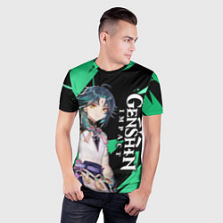 Футболка спортивная мужская СЯО XIAO GENSHIN, цвет: 3D-принт — фото 2