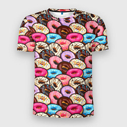 Футболка спортивная мужская Sweet donuts, цвет: 3D-принт