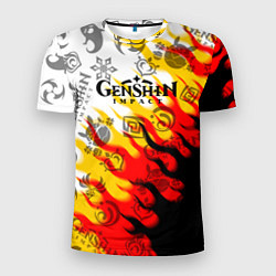 Мужская спорт-футболка Genshin Impact - Fire