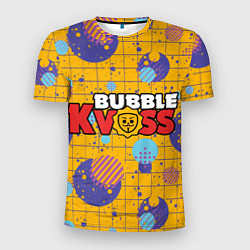 Мужская спорт-футболка Bubble kvass с узором