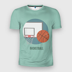 Футболка спортивная мужская Basketball Спорт, цвет: 3D-принт