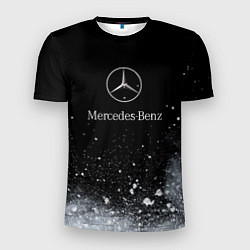 Футболка спортивная мужская Mercedes-Benz распылитель, цвет: 3D-принт