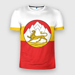 Мужская спорт-футболка Северная Осетия Алания Флаг
