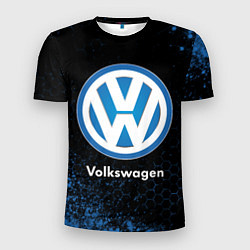 Мужская спорт-футболка Volkswagen - Объемный