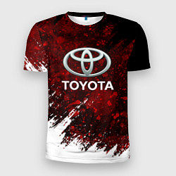 Футболка спортивная мужская Toyota Вектор, цвет: 3D-принт