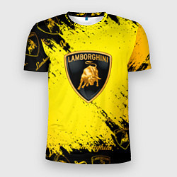 Мужская спорт-футболка Lamborghini Gold Sport