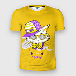 Мужская спорт-футболка Модный Котик Meow