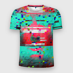 Футболка спортивная мужская Fashion glitch 2088, цвет: 3D-принт
