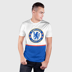 Футболка спортивная мужская Chelsea челси, цвет: 3D-принт — фото 2
