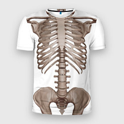 Мужская спорт-футболка Анатомия Скелет