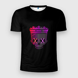 Мужская спорт-футболка Череп с короной Skull with crown