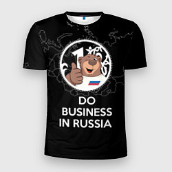 Мужская спорт-футболка Do business in Russia
