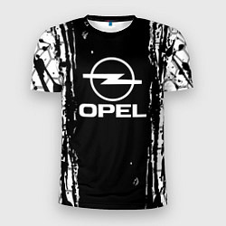 Футболка спортивная мужская Opel соты, цвет: 3D-принт