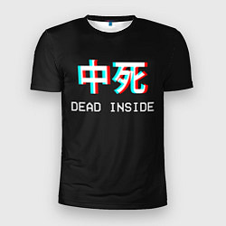 Мужская спорт-футболка Dead Inside Иероглифы
