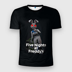 Футболка спортивная мужская Five Nights at Freddys: Security Breach - кролик В, цвет: 3D-принт