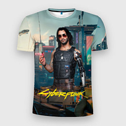 Мужская спорт-футболка Vi Cyberpunk2077