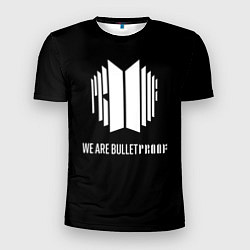 Мужская спорт-футболка BTS WE ARE BULLETPROOF БТС - мы пуленепробиваемые