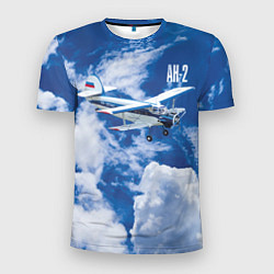 Мужская спорт-футболка Гражданский самолет Ан-2