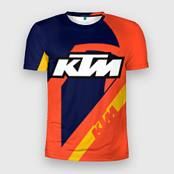 Футболка спортивная мужская KTM VINTAGE SPORTWEAR, цвет: 3D-принт