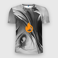 Мужская спорт-футболка Click on fire