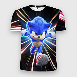 Футболка спортивная мужская Speed Sonic, цвет: 3D-принт