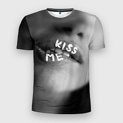 Мужская спорт-футболка Kiss- me