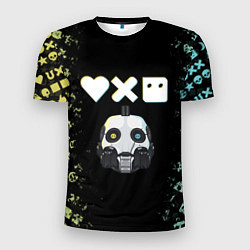 Футболка спортивная мужская Love, Death and Robots Pattern, цвет: 3D-принт