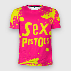 Мужская спорт-футболка Sex Pistols Yellow Logo