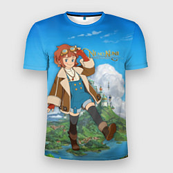 Футболка спортивная мужская Девочка-Инженер NI NO KUNI, цвет: 3D-принт