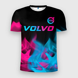 Футболка спортивная мужская Volvo Neon Gradient, цвет: 3D-принт