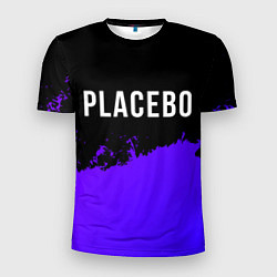 Мужская спорт-футболка Placebo Purple Grunge