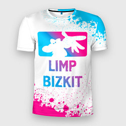 Мужская спорт-футболка Limp Bizkit Neon Gradient