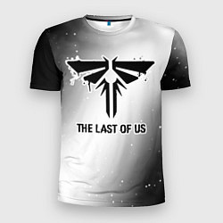 Мужская спорт-футболка The Last Of Us Glitch на светлом фоне