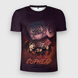 Мужская спорт-футболка Cuphead - Король кости