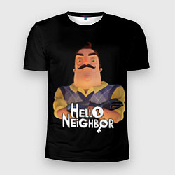 Мужская спорт-футболка Привет сосед Hello Neighbor