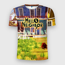 Мужская спорт-футболка Hello Neighbor: Дом