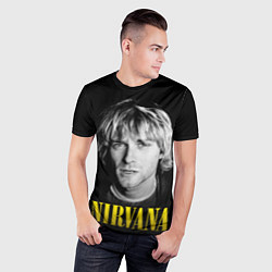 Футболка спортивная мужская Nirvana - Kurt Donald Cobain, цвет: 3D-принт — фото 2