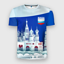 Мужская спорт-футболка Moscow: made in Russia