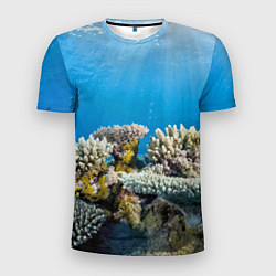 Мужская спорт-футболка Кораллы в тропических водах индийского океана
