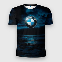 Футболка спортивная мужская BMW marine theme, цвет: 3D-принт