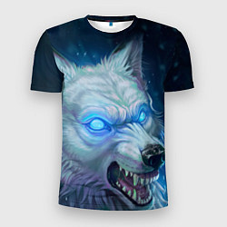 Мужская спорт-футболка Ледяной волк