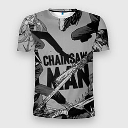 Мужская спорт-футболка Chainsaw man comix