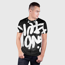 Футболка спортивная мужская Уличное искусство - Граффити, цвет: 3D-принт — фото 2