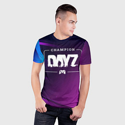 Футболка спортивная мужская DayZ gaming champion: рамка с лого и джойстиком на, цвет: 3D-принт — фото 2