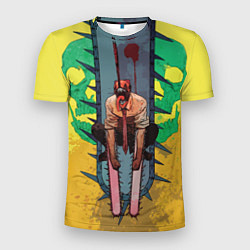 Мужская спорт-футболка Человек-бензопила : Дэндзи