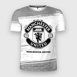 Мужская спорт-футболка Manchester United sport на светлом фоне