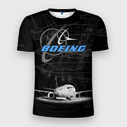 Мужская спорт-футболка Boeing 737