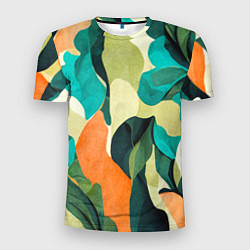 Футболка спортивная мужская Multicoloured camouflage, цвет: 3D-принт