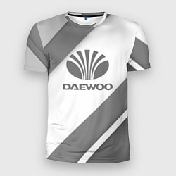 Мужская спорт-футболка Daewoo - серые полосы