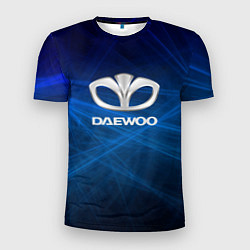 Футболка спортивная мужская Daewoo - лучи, цвет: 3D-принт
